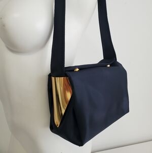 Jeanne Lottie Blue and Gold Women's Shoulder Bag